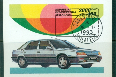 Madagascar-1993 Automobiles MS