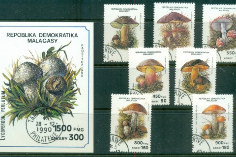 Madagascar-1990 Funghi Mushrooms + MS