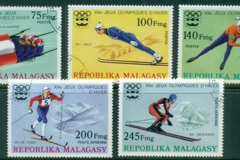Madagascar-1976 Winter Olympics Innsbruck