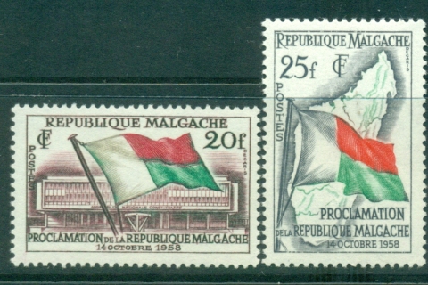Madagascar-1959 Proclamation of the Malagasy Republic
