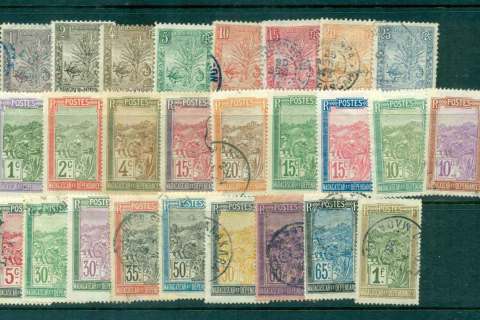 Madagascar-1903-28 Pictorials Asst