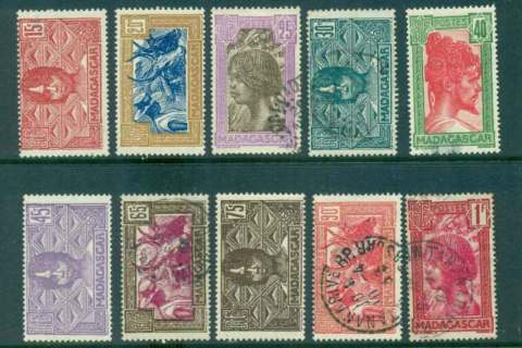 Madagascar-1930-44 Pictorials Asst