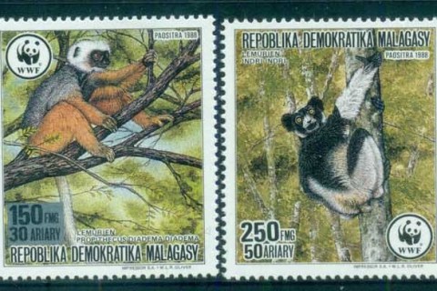 Madagascar-1988 WWF Primates in Peril