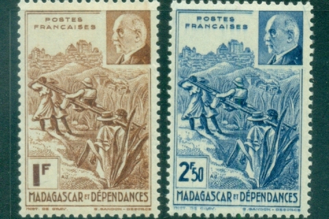 Madagascar-1941 Marshal Petain, Vichy Issue