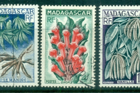 Madagascar-1957 Plants, Flowers, Vanilla
