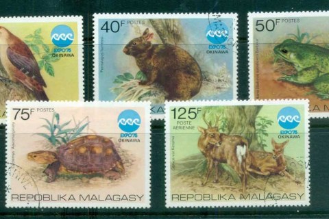 Madagascar-1975 Intl. Expo, Okinawa, Wildlife