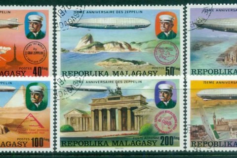 Madagascar-1976 Zeppelin 75th Anniv
