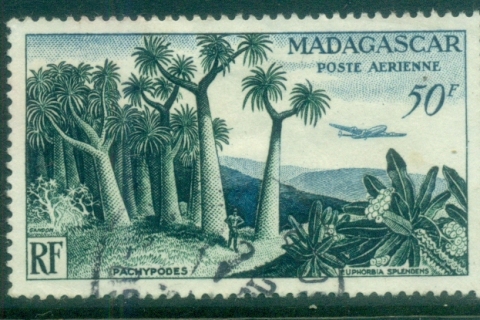 Madagascar-1954 Trees 50f