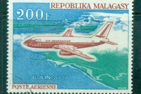 Madagascar-1970 Boeing 737, Airplane