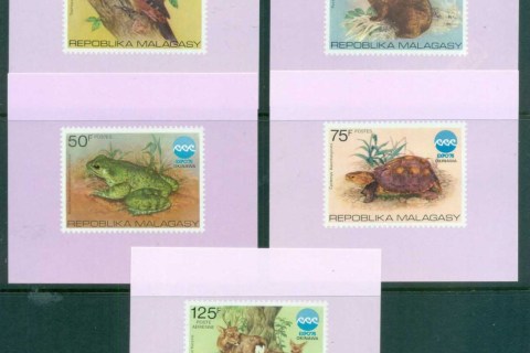 Madagascar-1975 Intl. Expo, Okinawa, Wildlife IMPERF proofs