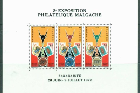 Madagascar-1972 Malagasy Philatelic Ex. MS
