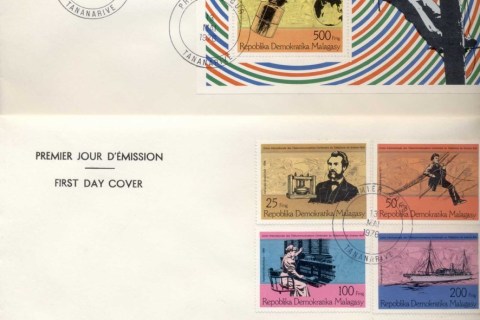 Madagascar-1976-Telephone-Centenary_1