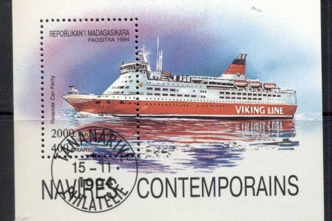Madagascar-1994-Ships-MS-CTO