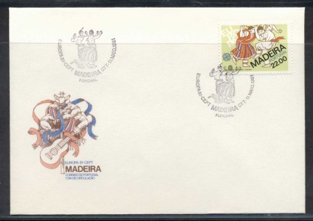 Madeira-1981-Europa-Folklore-FDC