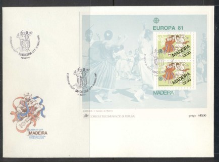 Madeira-1981-Europa-Folklore-XL-FDC