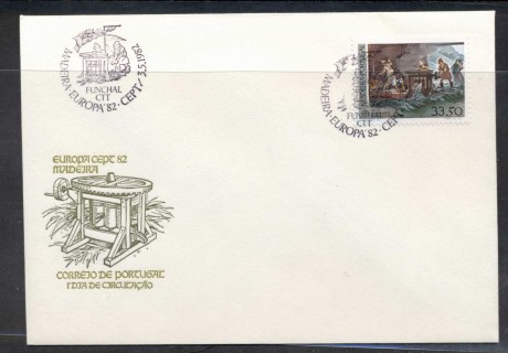 Madeira-1982-Europa-History-FDC Madeira-1982-Europa-History-FDC