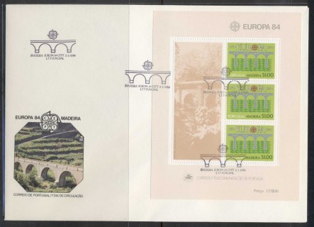 Madeira-1984-Europa-Bridge-XLMS-FDC