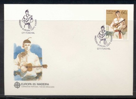 Madeira-1985-Europa-Music-Year-FDC