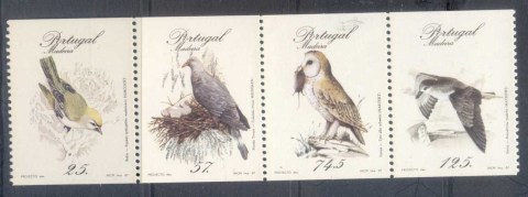 Madeira-1987-Indigenous-Birds-booklet-pane-MUH