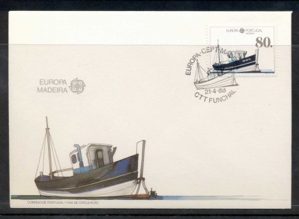 Madeira-1988-Europa-Transport-Communication-FDC