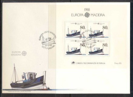 Madeira-1988-Europa-Transport-Communication-XLMS-FDC