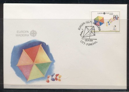 Madeira-1989-Europa-Childrens-Play-FDC