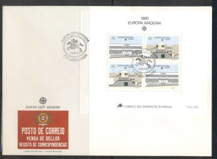 Madeira-1990-Europa-Post-Offices-XLMS-FDC