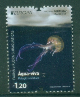 Madeira-2024-EUROPA-Stamps-Underwater-Flora-and-Fauna-MUH