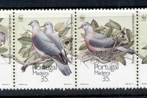 Madeira-1991 WWF Birds, Madeira Laurel Pigeon