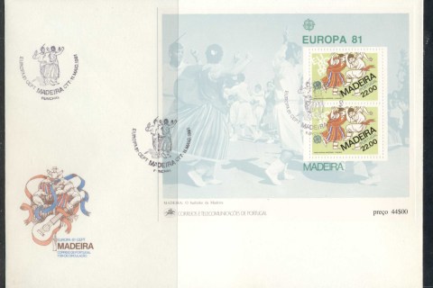 Madeira-1981-Europa-Folklore-XL-FDC