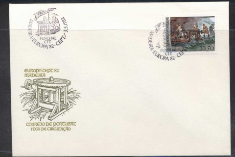 Madeira-1982-Europa-History-FDC