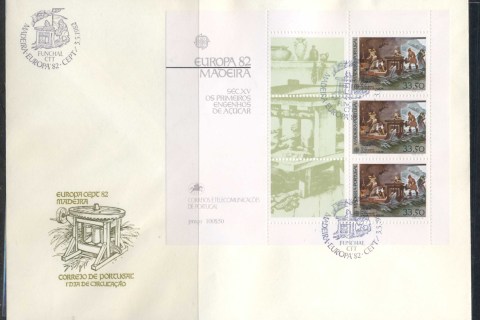 Madeira-1982-Europa-History-XLMS-FDC