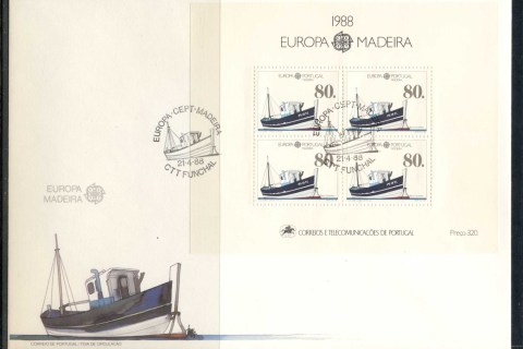 Madeira-1988-Europa-Transport-Communication-XLMS-FDC