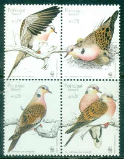 Madeira-2002-WWF-Birds-Turtle-Dove-MUH