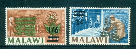 Malawi-1965-Surcharges-Opt-MLH-Lot55255