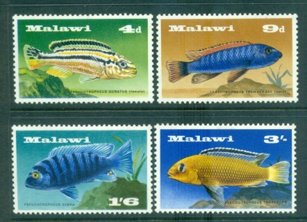 Malawi-1967-Fish-of-Lake-Malawi-MLH-Lot55263