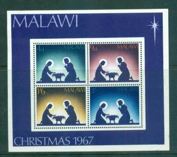 Malawi-1967-Xmas-MS-MUH-Lot55290