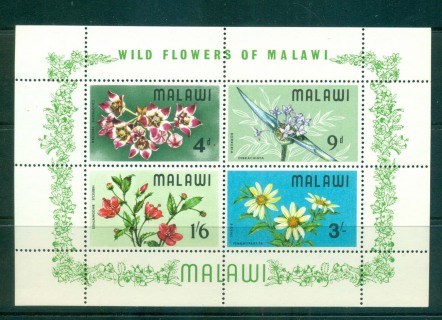 Malawi-1968-Wild-Flowers-MS-MUH-Lot55292