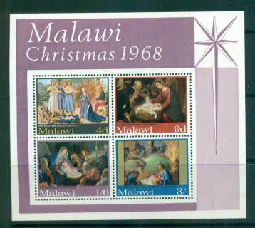 Malawi-1968-Xmas-MS-MUH-Lot55294