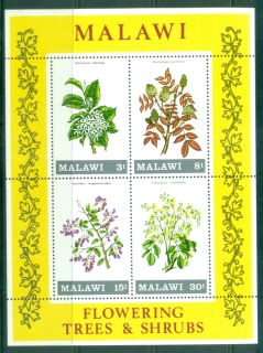 Malawi-1971-Flowering-Shrubs-MS-MUH