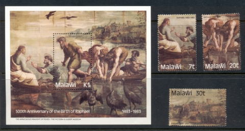 Malawi-1983-Raphael-paintings-MS-MUH