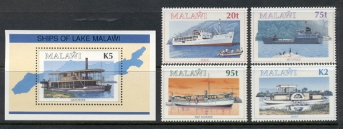 Malawi-1994-Ships-of-Lake-malawi-MS-MUH