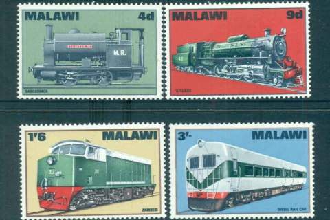 Malawi-1968-Trains-MUH-lot51974