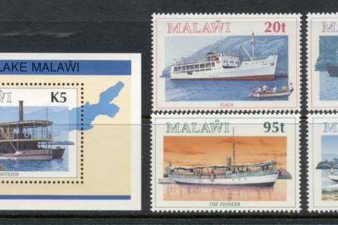Malawi-1994-Ships-of-Lake-malawi-MS-MUH