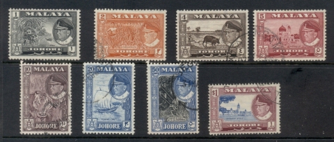 Malaya-Johore-1960-Pictorials-Asst-FU