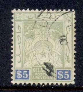 Malaya-Kelantan-1911-15-Symbols-of-Government-5-FU