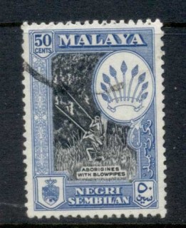 Malaya-Negri-Sembilan-1957-63-Pictorial-50c-Perf-12-5-FU