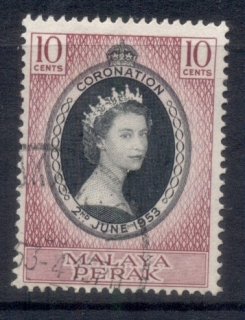 Malaya-Perak-1953-QEII-Coronation-FU