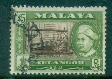 Malaya-Selangor-1957-60-Pictorial-5-Perf-13x12-5-FU