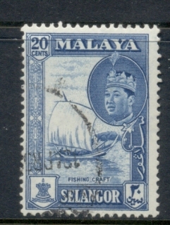 Malaya-Selangor-1961-62-Pictorials-20c-FU